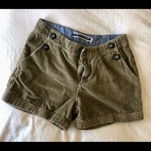 Brown Corduroy Shorts